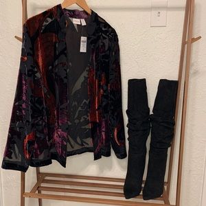 CHICO’S Blythe Burnout Jacket